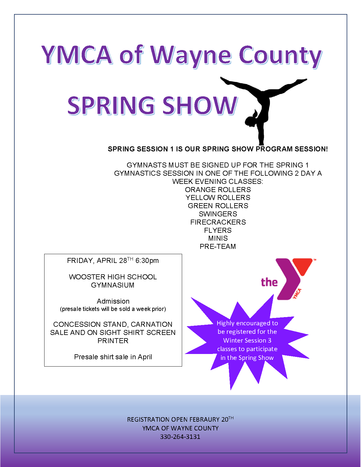 2023 Gymnastics Spring Show | YMCA of Wayne County