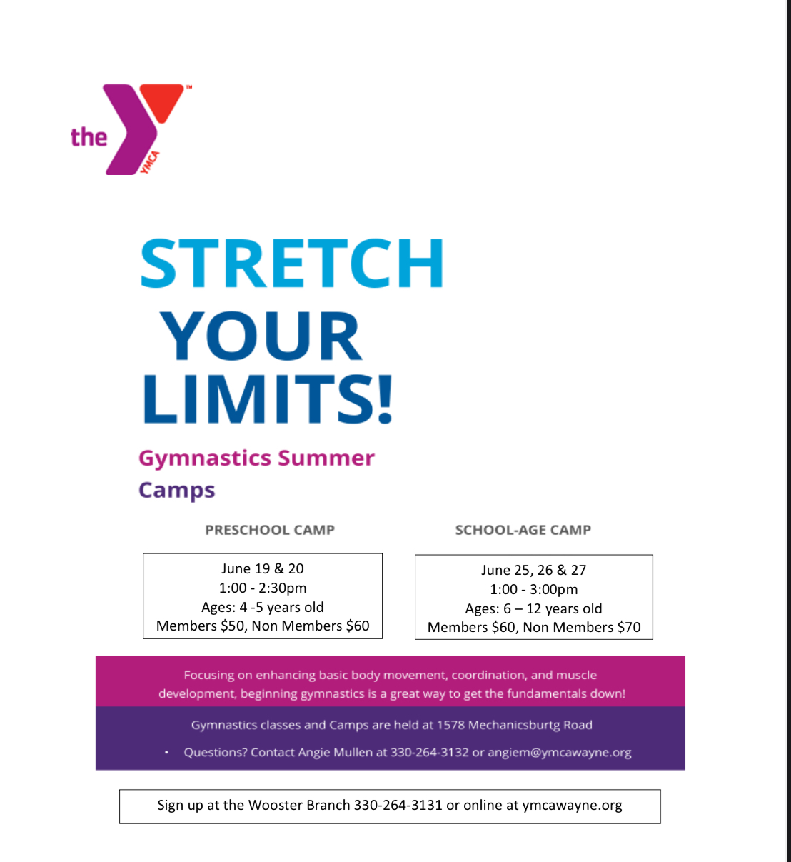 2025 Gymnastics Camp