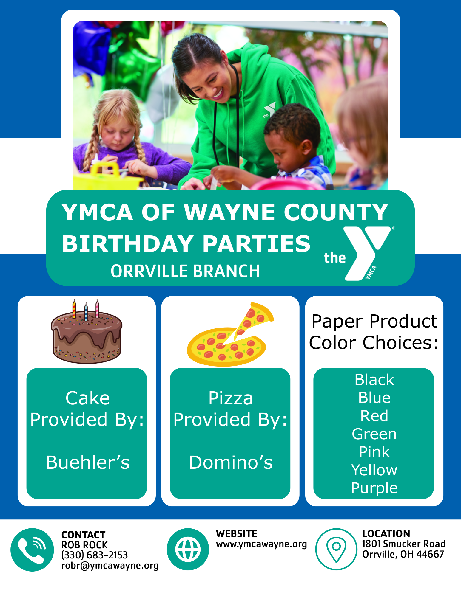 Orrville Birthday Flyer