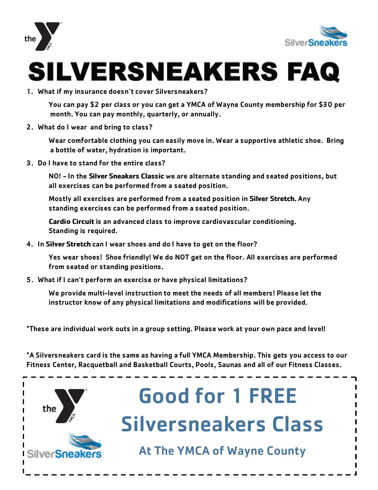 Silver Sneakers Orrville YMCA of Wayne County