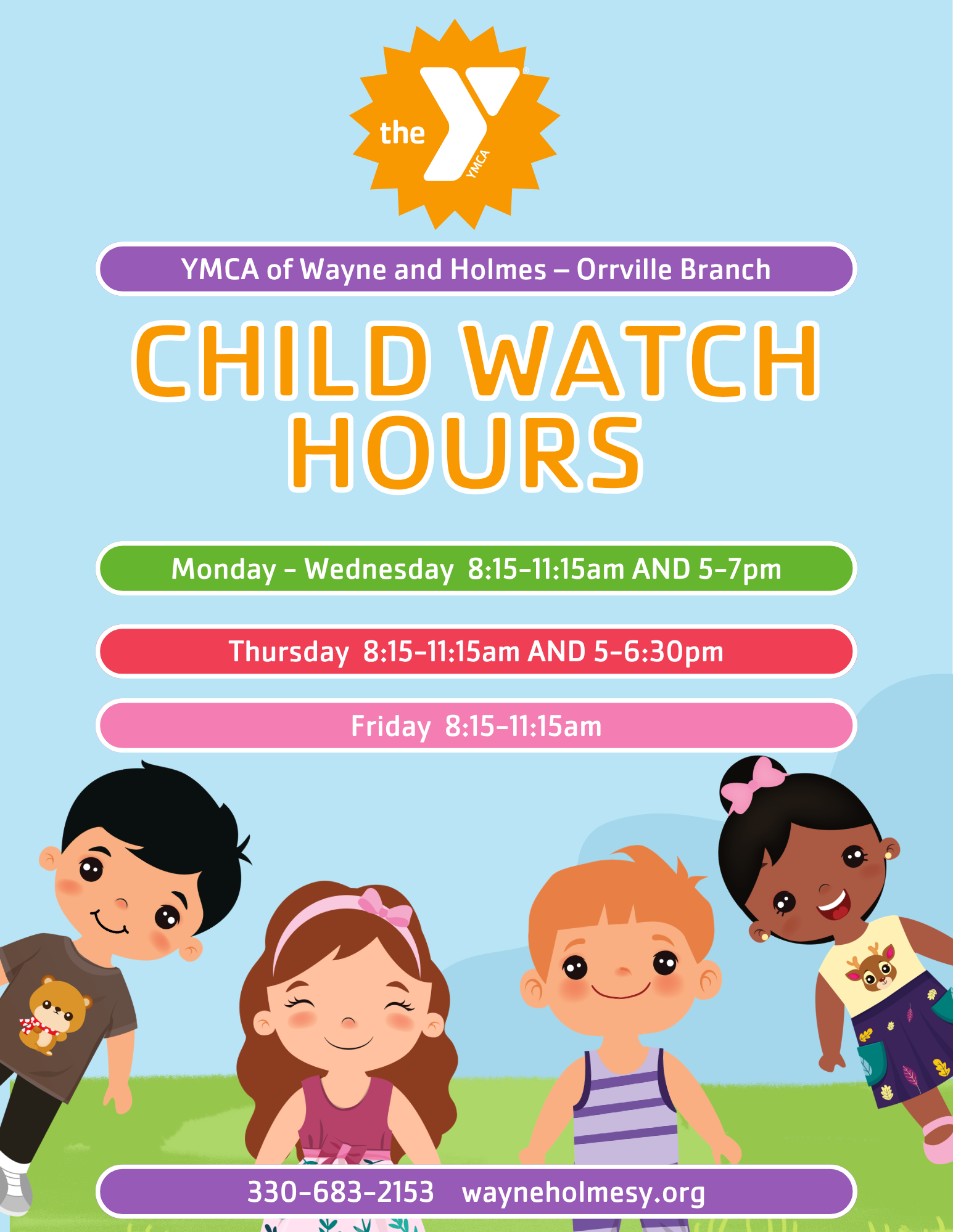 Hours for Orrville Child Watch